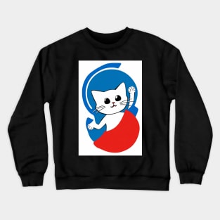 funny cat Crewneck Sweatshirt